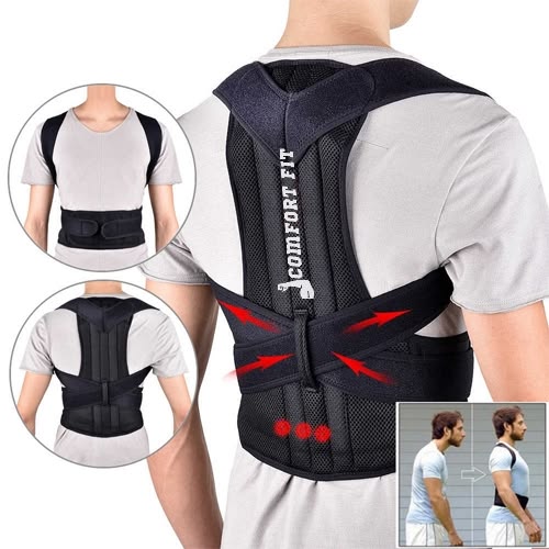 Adjustable Back Support & Posture Corrector Belt