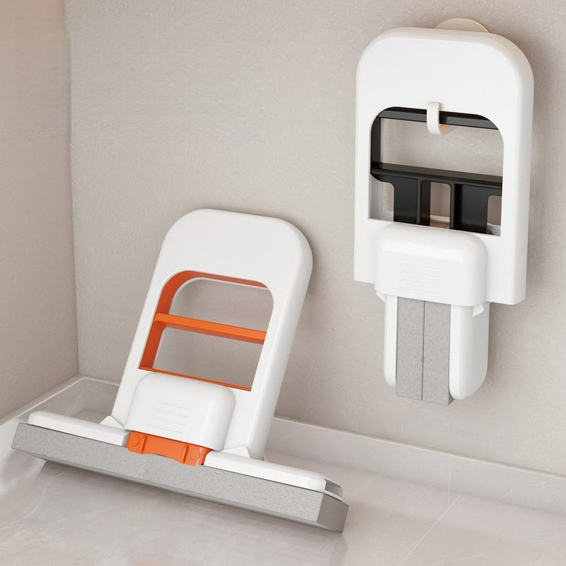 Foldable Mini Mop | Portable Desktop Wet & Dry Cleaning Mop | Self‑Squeezing