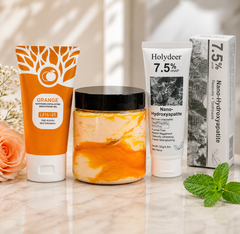 Premium Skincare Combo Zafrani Cream 500ml + Orange Gel 100g + Nano Toothpaste 100g
