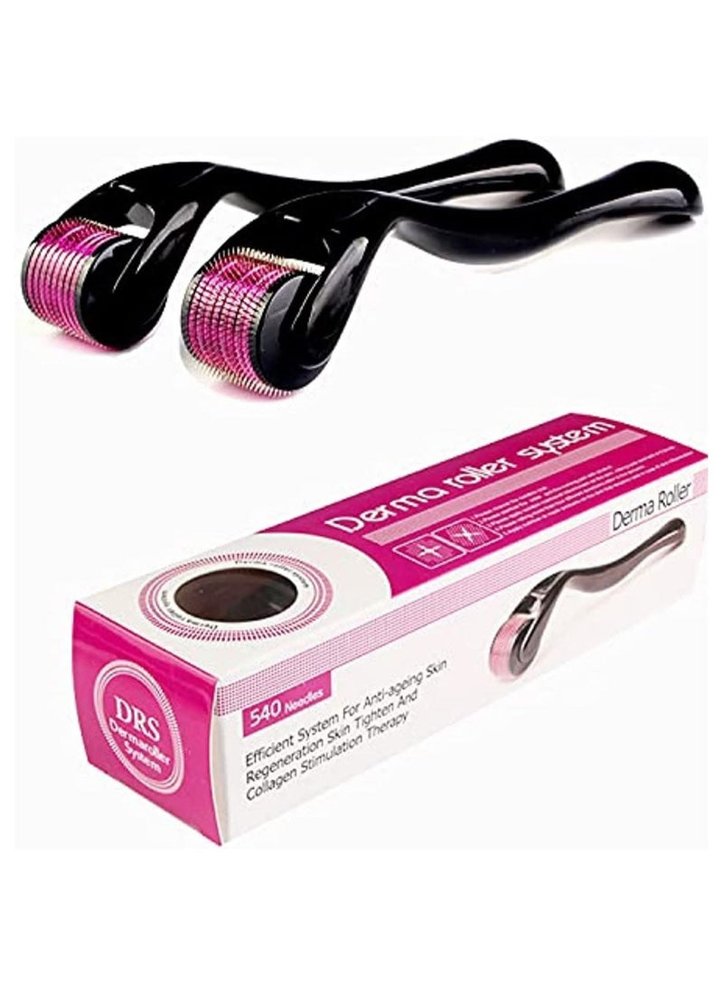 Derma Roller 540 Needles for Skin & Hair Therapy