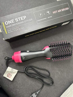 One Step Hair Dryer and Volumizer 3‑in‑1 Hair Dryer with Comb, Hair Straightener & Curler for Easy Styling