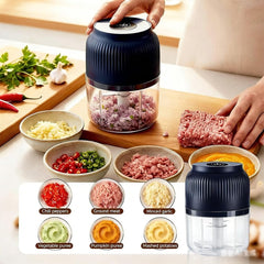 250ml Portable USB Rechargeable Mini Food Chopper