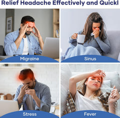 Migraine Relief Cap With Box – Reusable Hot & Cold Gel Therapy Cap