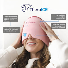 Migraine Relief Cap With Box – Reusable Hot & Cold Gel Therapy Cap